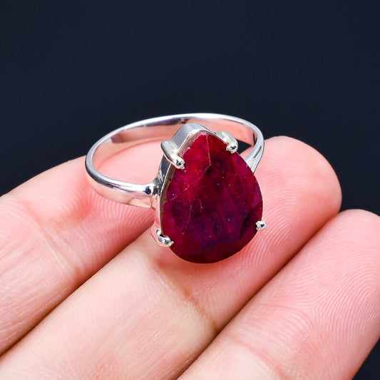 Ruby Gemstone Handcrafted Ring