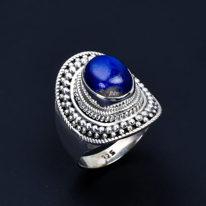 Lapis Lazuli Gemstone Handcrafted Ring