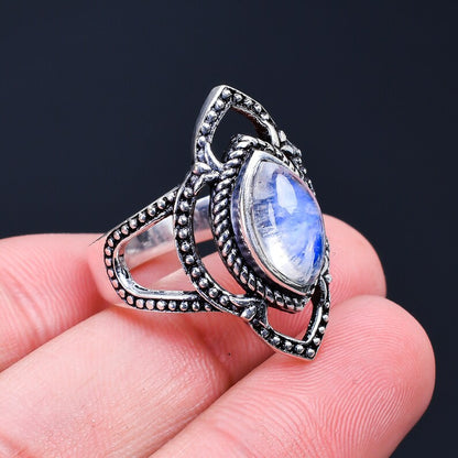 Moonstone Handcrafted Statement Gemstone Ring