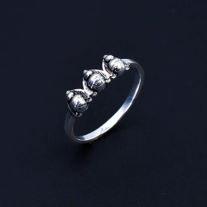 Honey Bee Handcrafted Bugs Insect Statement Ring