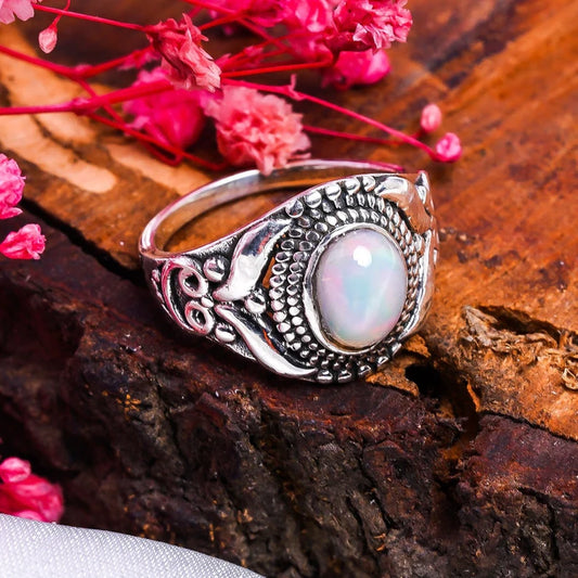 Opal  Birthstone Ring