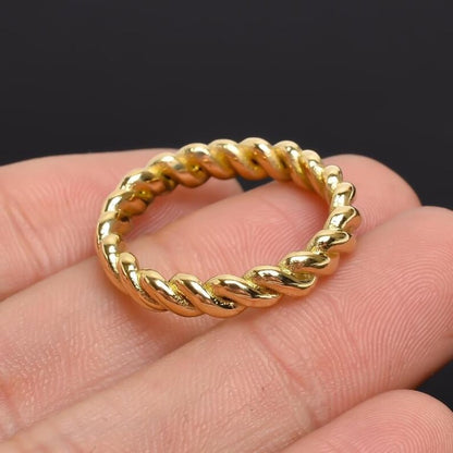 Intertwined Handmade Eternity Band Ring