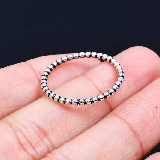 Promise Handcrafted Worry Statement Ring