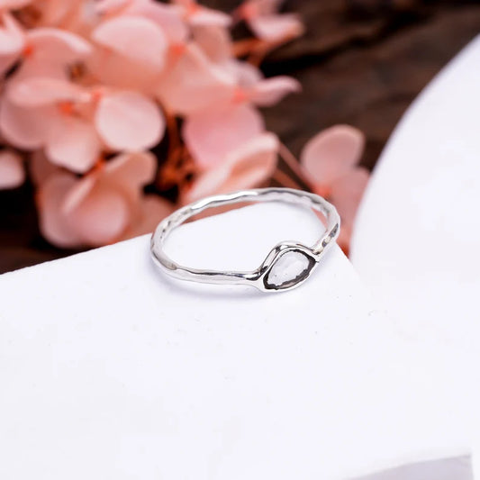 Crystal Gemstone Handcrafted Statement Birthstone Ring