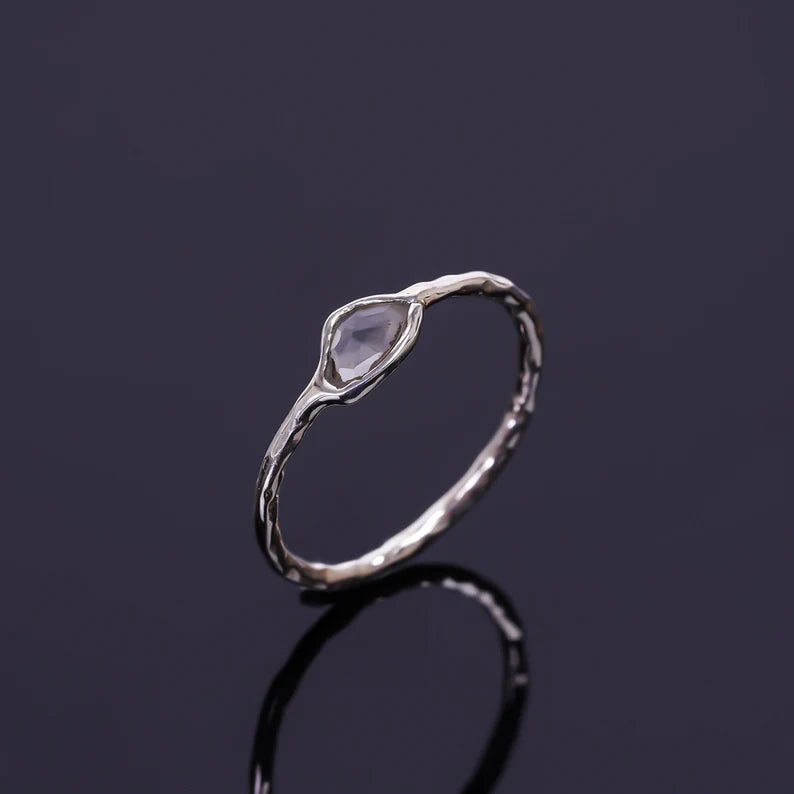 Crystal Gemstone Handcrafted Statement Birthstone Ring