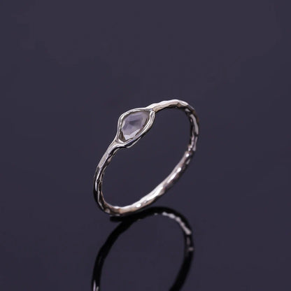 Crystal Gemstone Handcrafted Statement Birthstone Ring