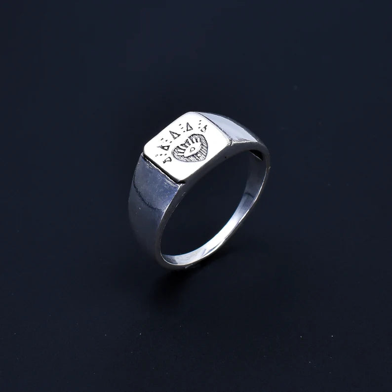 Evil Eye Statement Bohemian Minimalist Dainty Ring
