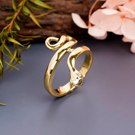 Snake Adjustable Cobra Handcrafted Statement Ring