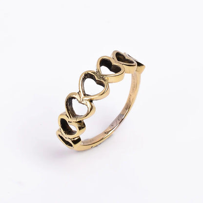 Heart Statement Love Solitarie Minimalist Ring