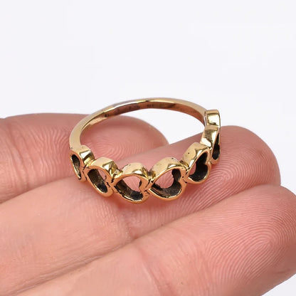 Heart Statement Love Solitarie Minimalist Ring