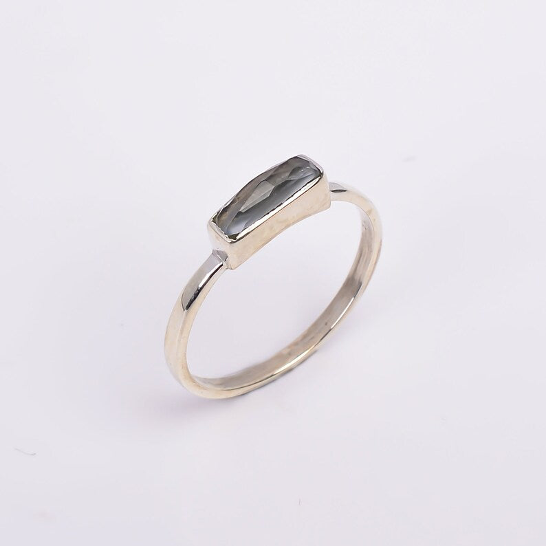 Crystal Gemstone Statement Promise Handcrafted Ring