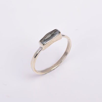 Crystal Gemstone Statement Promise Handcrafted Ring