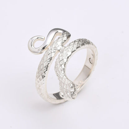 Snake Statement Adjustable Handcrafted Cobra Ring