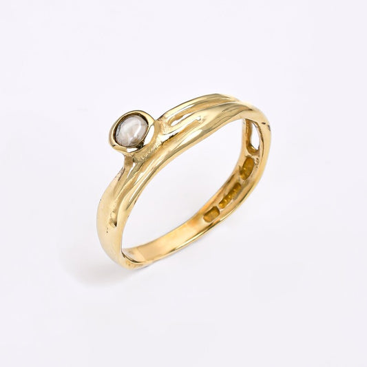 Cubic Zirconia Gemstone Statement Handcrafted Ring