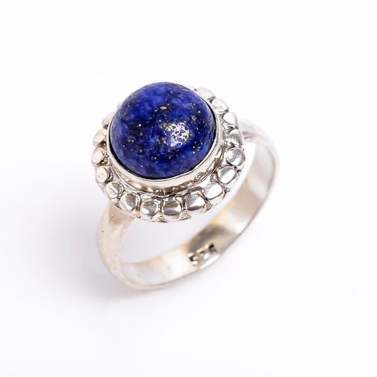 Lapis Lazuli Gemstone Statement Handcrafted Ring