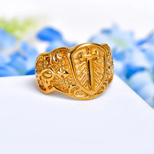 Victorian Sword Signet Handmade Knight's Ring