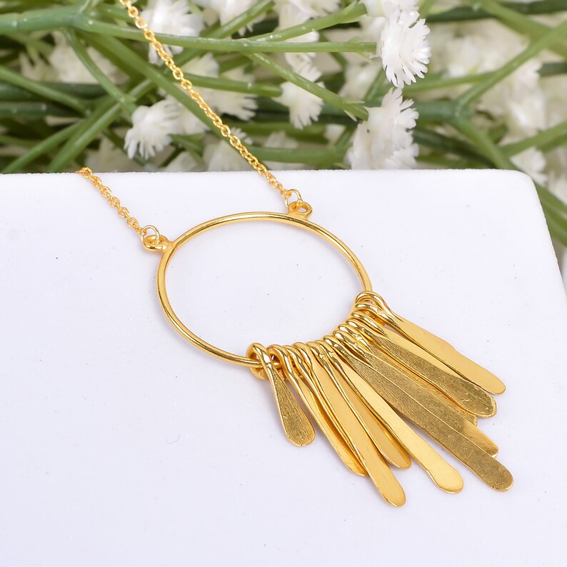 925 Sterling Silver Tassel Type Necklace