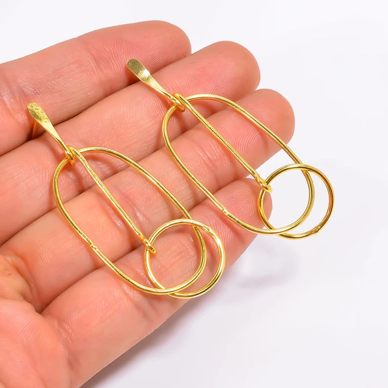 Handcrafted Minimalist Stud Women's Earrings