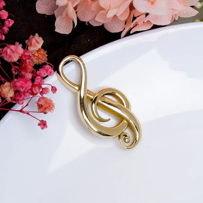 Gold Plated Music Note Handcrafted Pendant