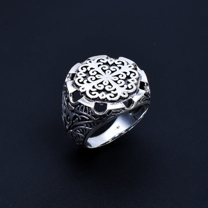 Maze Handcrafted Minimalist Statement Ring