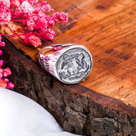Tiger Handcrafted Statement Animal Design Ring