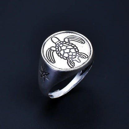 Tortoise Handcrafted Statement  Minimalist Ring