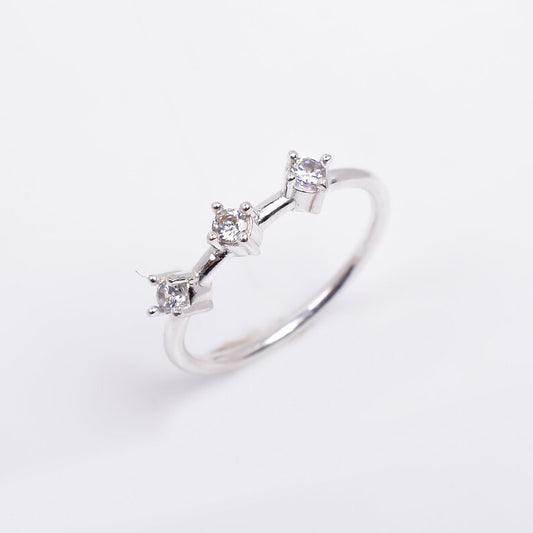 Cubic Zirconia Handcrafted Natural Gemstone Statement Ring