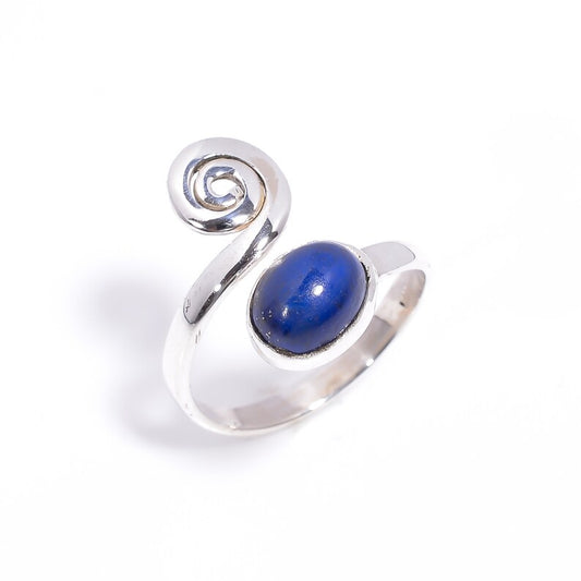 Lapis Lazuli Handcrafted Statement Natural Gemstone Ring