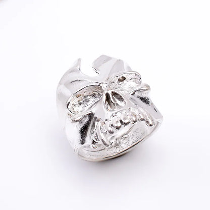 Skull Handcrafted Statement Minimalist Elegant Ring