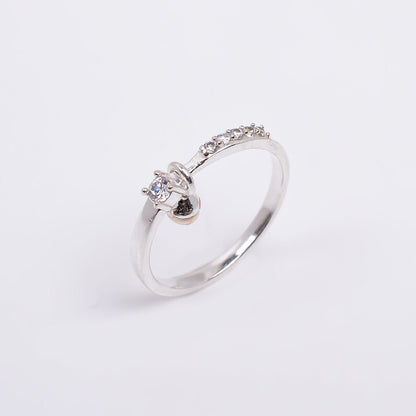 Pearl And Cubic Zirconia Handcrafted Gemstone Statement Ring