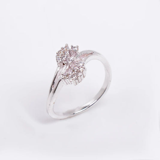 Cubic Zirconia Handcrafted Statement Gemstone Ring