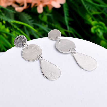 Dangling Handcrafted Minimalist Stud Earrings