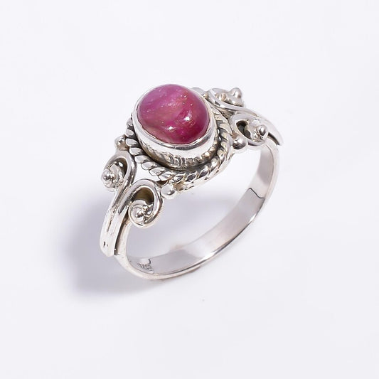 Ruby Natural Gemstone Handcrafted Statement Ring