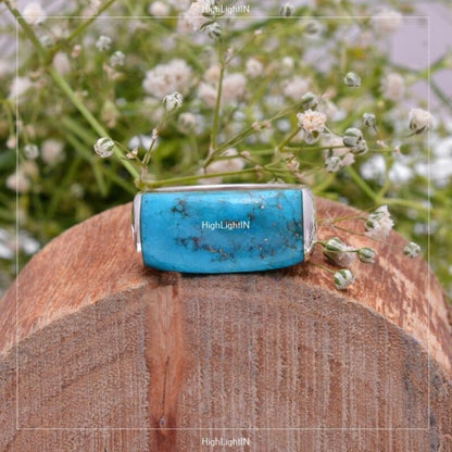 Natural Carnelian, Turquoise And Lapis Handmade Statement Ring