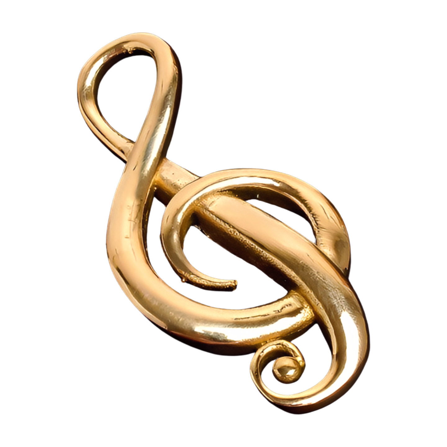 Gold Plated Music Note Handcrafted Pendant